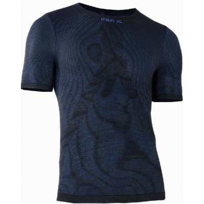 Iron-ic pánské vysoce prodyšné lehké triko black/Blue – Zboží Dáma