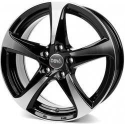 DBV 5SP 001 6x15 5x112 ET43 black polished