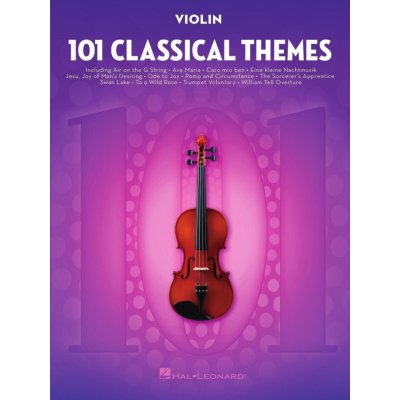 Hal Leonard 101 Classical Themes for Violin Noty – Zboží Dáma