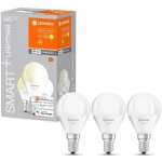 Ledvance sada 3x chytrá LED žárovka SMART+ WIFI, E14, P40, 5W, 470lm, 2700K, teplá bílá SMART+ WIFI – Zboží Mobilmania