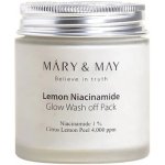 MÁRY & MAY Rozjasňující pleťová maska Lemon Niacinamide Glow Wash off Pack 125 g – Zboží Dáma