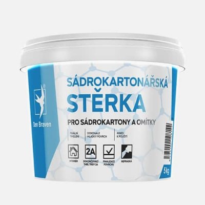 Den Braven - Sádrokartonářská stěrka, kbelík 14 kg, bílá – Zboží Mobilmania