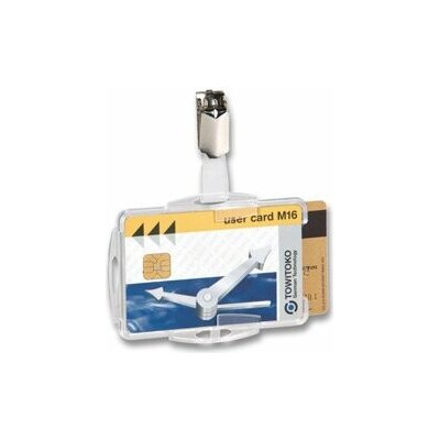 Durable - jmenovka - 54×85 mm, pro 2 karty na šířku – Zboží Dáma