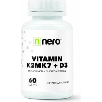 Nerodrinks Vitamin K2MK7+D3 60 kapslí