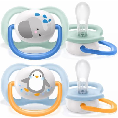 Avent Ultra Air Animals Slon/tučňák modrá