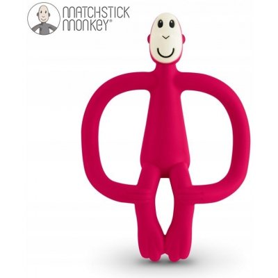 Matchstick Monkey Teether and Gel Applicator rubínová – Zboží Mobilmania