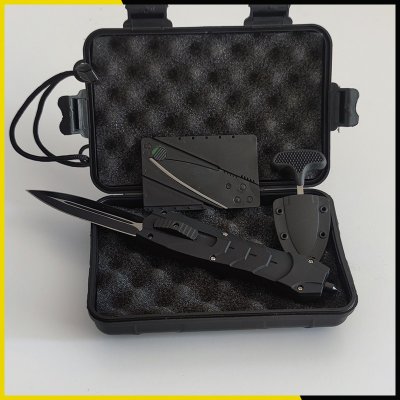 Nazar-Shop s.r.o. Vystřelovací nůž + sada (kufřík a Urban Edge) Černý – Zboží Mobilmania