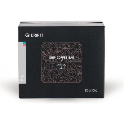 Drip it Káva ve filtru Mix Brazil Nicaragua 20 x 10 g – Sleviste.cz