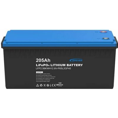 EPEVER LiFePO4 12,8V 205Ah 2624Wh Bluetooth M8 IP65 LFP2.56KWH12.8V-P65L2GF40 – Zboží Živě