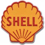 Moto nášivka Shell logo 7 cm x 7 cm – Zbozi.Blesk.cz