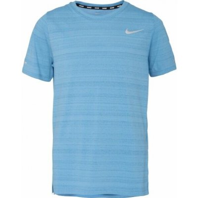 Nike DRI FIT MILER Chlapecké tričko modrá – Zboží Dáma