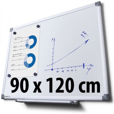 Jansen Display Scritto popisovatelná magnetická tabule whiteboard 900 x 1200 mm – Zboží Dáma