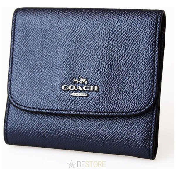 Coach peněženka Small Genuine Crossgrain Leather Black od 3 870 Kč -  Heureka.cz