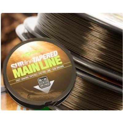 KORDA Subline Tapered Mainline Brown 300m 0,28-0,50mm – Hledejceny.cz