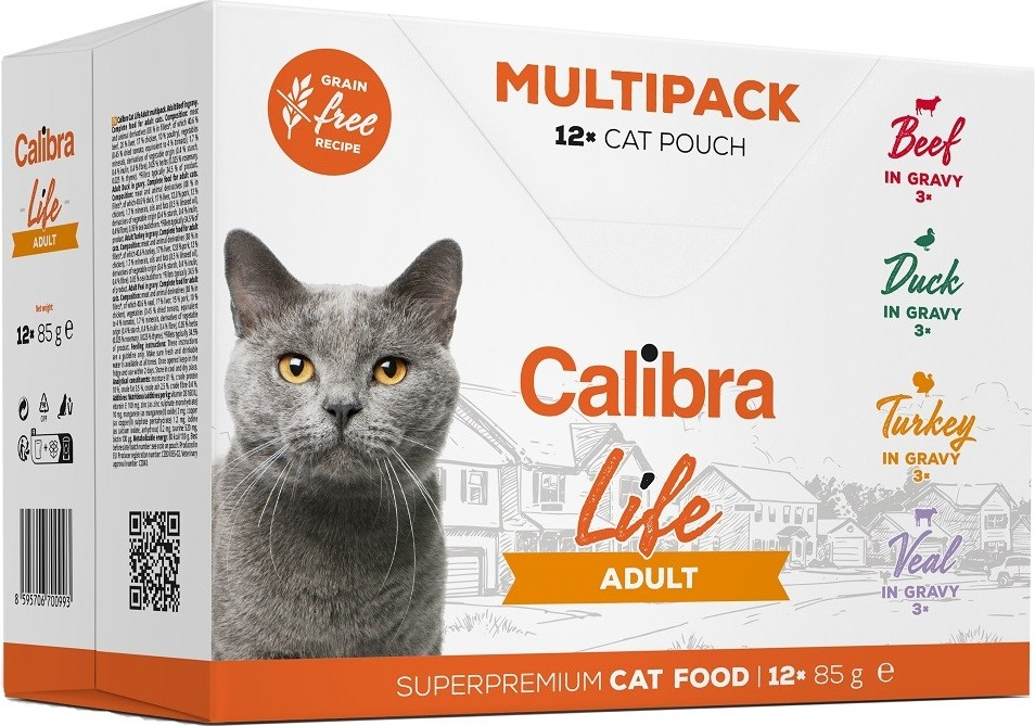 Calibra Cat Life Superpremium Adult 12 x 85 g