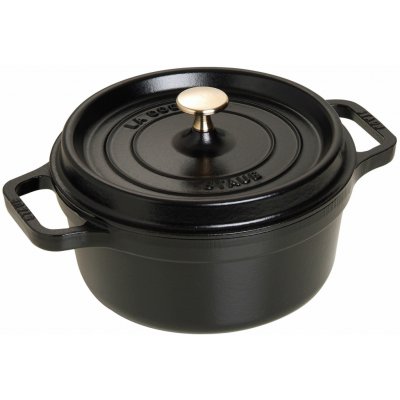 Staub Litinový hrnec s poklicí Cocotte, černá, 24 cm / 3,8 l 1102425 – Sleviste.cz