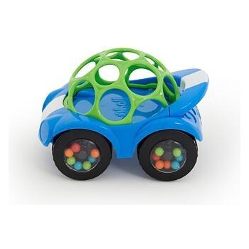 Oball hračka autíčko rattle and roll modré