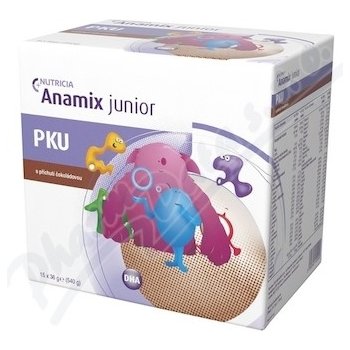 PKU ANAMIX JUNIOR S PŘÍCHUTÍ ČOKOLÁDOVOU POR PLV 15X36G