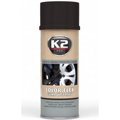 K2 Color Flex 400 ml černá lesklá – Sleviste.cz