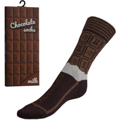 Bellatex ponožky Čokoláda v dárkovém balení hnědá