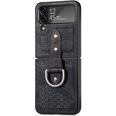 Pouzdro Net Embossing case Samsung Galaxy Z Flip 4 černé