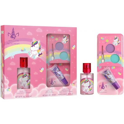Dětské parfémy Eau My Unicorn Dárková sada unisex EDT 30 ml, lesk na rty a oční stíny – Sleviste.cz