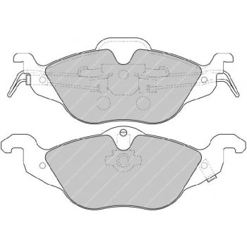 Brzdové destičky Ferodo DS Performance OPEL Astra G Convertible 1.8 16V 3/1> FDS1293 PŘEDNÍ tuningov