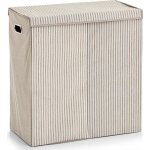 ZELLER Dvoukomorový , skládací kontejner na prádlo - 120 l, 63 x 61,5 x 31 cm – Sleviste.cz