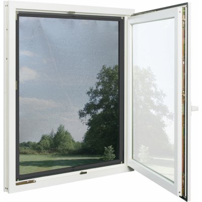 Livarno Home Ochrana proti hmyzu na okno, 130 x 150 cm antracitová