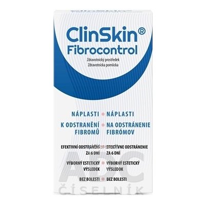 ClinSkin Fibrocontrol náplasti pro odstranění fibromů 3 ks – Hledejceny.cz