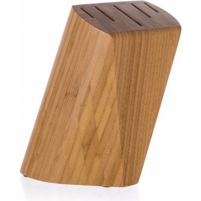 BANQUET Stojan dřevěný pro 5 nožů BRILLANTE Bamboo 22 x 13,5 x 7 cm – Zboží Mobilmania