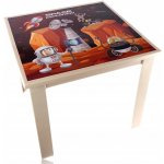 FLORA Stolek 48 x 48 x 42 cm FIORE COSMOS – Zbozi.Blesk.cz