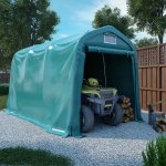Meedo Plachtová garáž PVC 2,4 x 3,6 m – HobbyKompas.cz