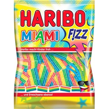 Haribo Fizz Miami želé s ovocnými příchutěmi 85 g