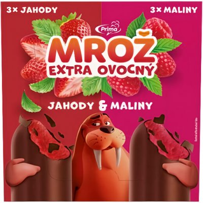 Mrož jahoda, malina multipack 6x50ml 300ml – Hledejceny.cz