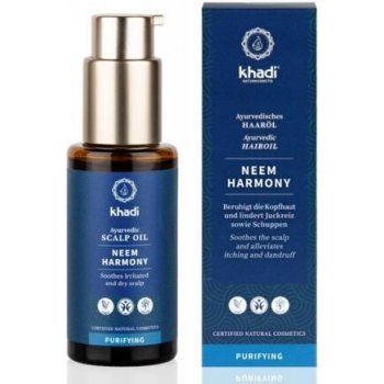 Khadi Ayurvedic Scalp Oil Neem Harmony Vlasový olej proti lupům 50 ml