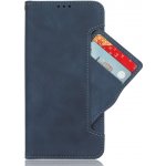 Pouzdro PROTEMIO 57720 SLOT Peněženkový obal pro Xiaomi Redmi Note 12 5G modrý – Zboží Mobilmania
