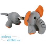 TRIXIE Plyšový pejsek/slon s bavlněnou šňůrou 17 cm – Zboží Mobilmania