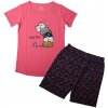Dětské pyžamo a košilka Wolf dívčí pyžamo S2264 malinová