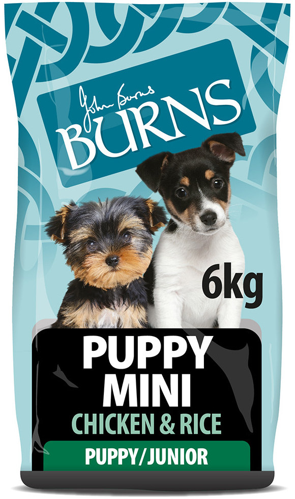 Burns Dog Puppy & Junior Mini Chicken & Rice 6 kg