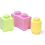 LEGO® úložné boxy Multi-Pack 3 ks pastelové – Hledejceny.cz