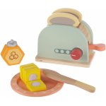 Zopa Dřevěný toaster set Wood – Zboží Mobilmania