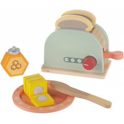 Zopa Dřevěný toaster set Wood – Zboží Dáma