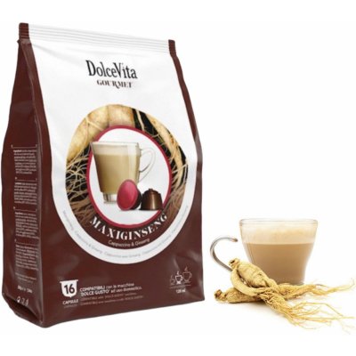 Dolce Vita ŽENŠENOVÁ káva MAXI do Dolce Gusto 16 kusů – Zbozi.Blesk.cz