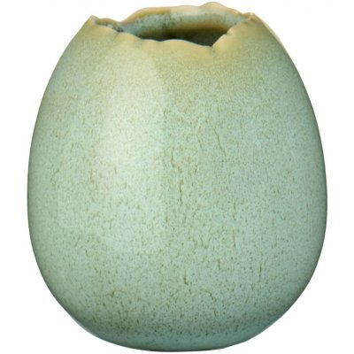 Kameninová vázička Ib Laursen ve tvaru vajíčka V.6,5 cm zelenkavá – Hledejceny.cz