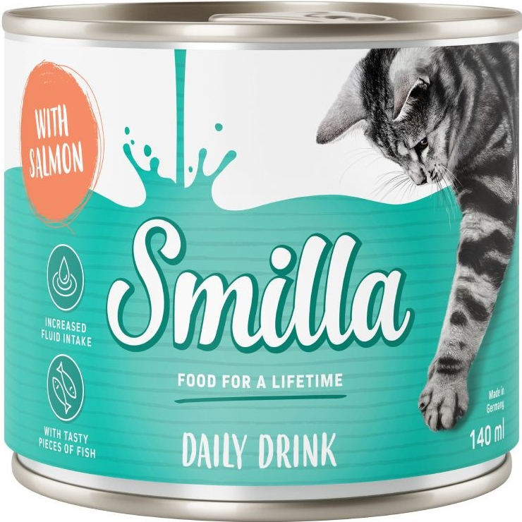 Smilla Drink pro kočky s lososem 24 x 140 ml