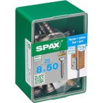 Spax Vrut sloupkový stř. hlava T-Star+ T40 CUT plný závit ocel A1 8x50 mm 25 ks – Hledejceny.cz