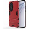 Pouzdro a kryt na mobilní telefon Pouzdro Guardy odolné hybridní s výklopným stojánkem pro mobil Huawei P50 Pro - červené