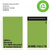 Obálka Poštovní Recyklovaná Plastová Obálka Zelená 25.4x35.6cm