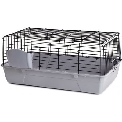 JK ANIMALS klec králík Black šedá 85 x 48 x 38 cm – Zboží Dáma